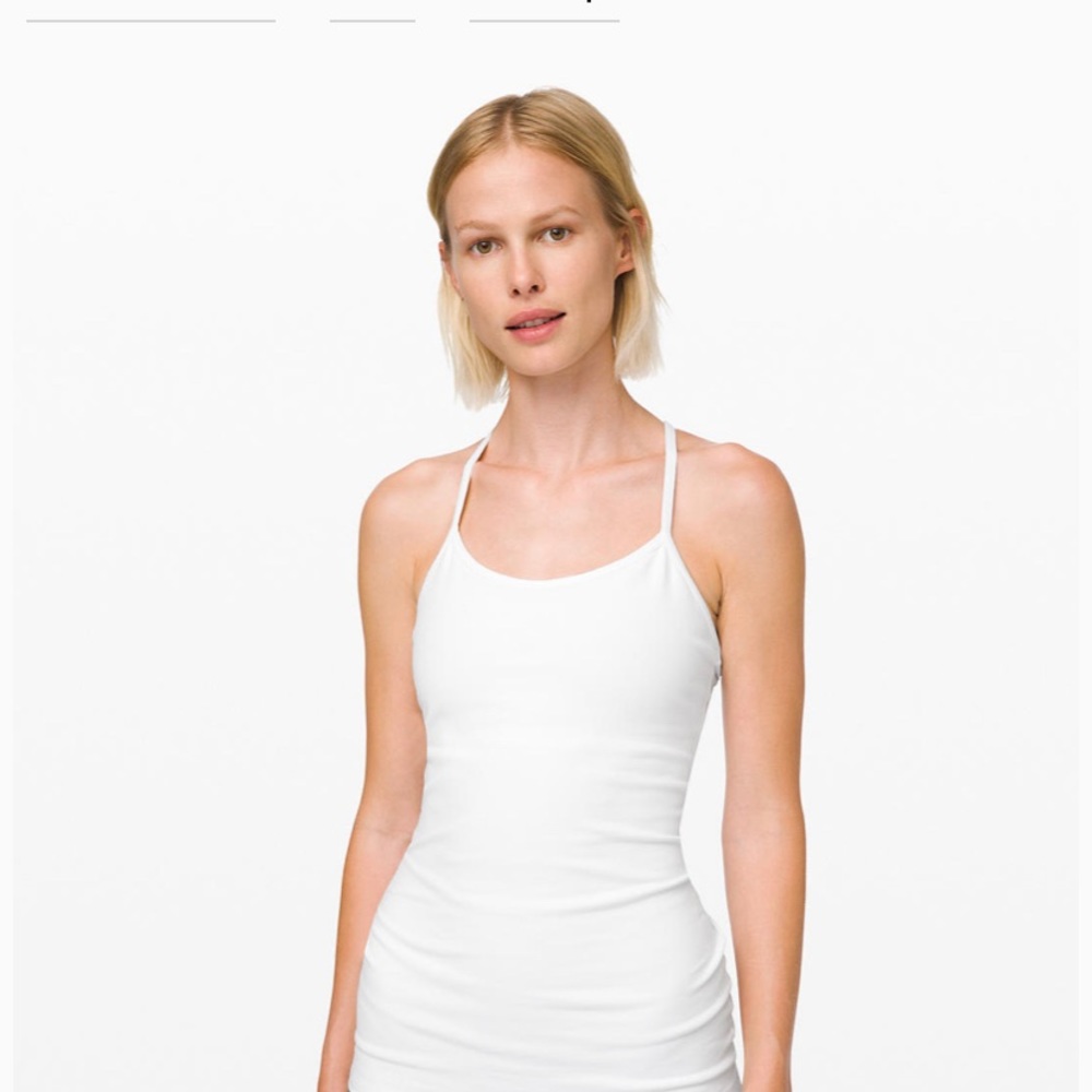 Lululemon women’s white tank top